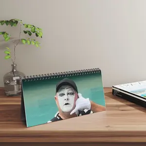 Custom Desktop Calendar with Playful Design - Perfect for Home or Office