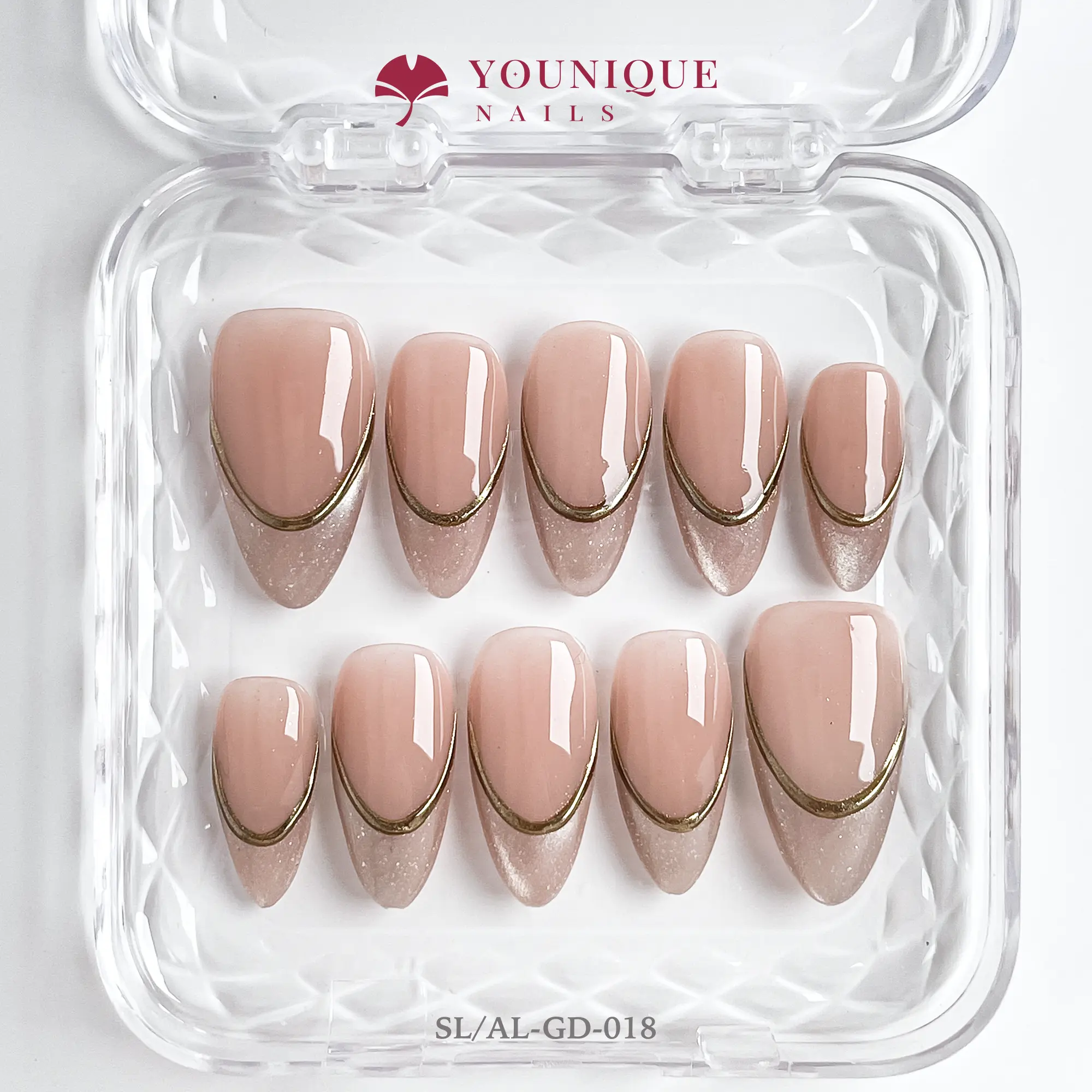 Younique Nails  | 10PCS 100% Handmade Press-On Nails | Reusable Colorful Art