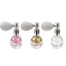 Drawhoney Compact Radiant Glitter Powder Spray, Daily Cosmetic Loose Shimmer Highlighter for Face & Body & Hair, Lightweight Soft Pink Face & Body Makeup for Cheeks, Collarbone
