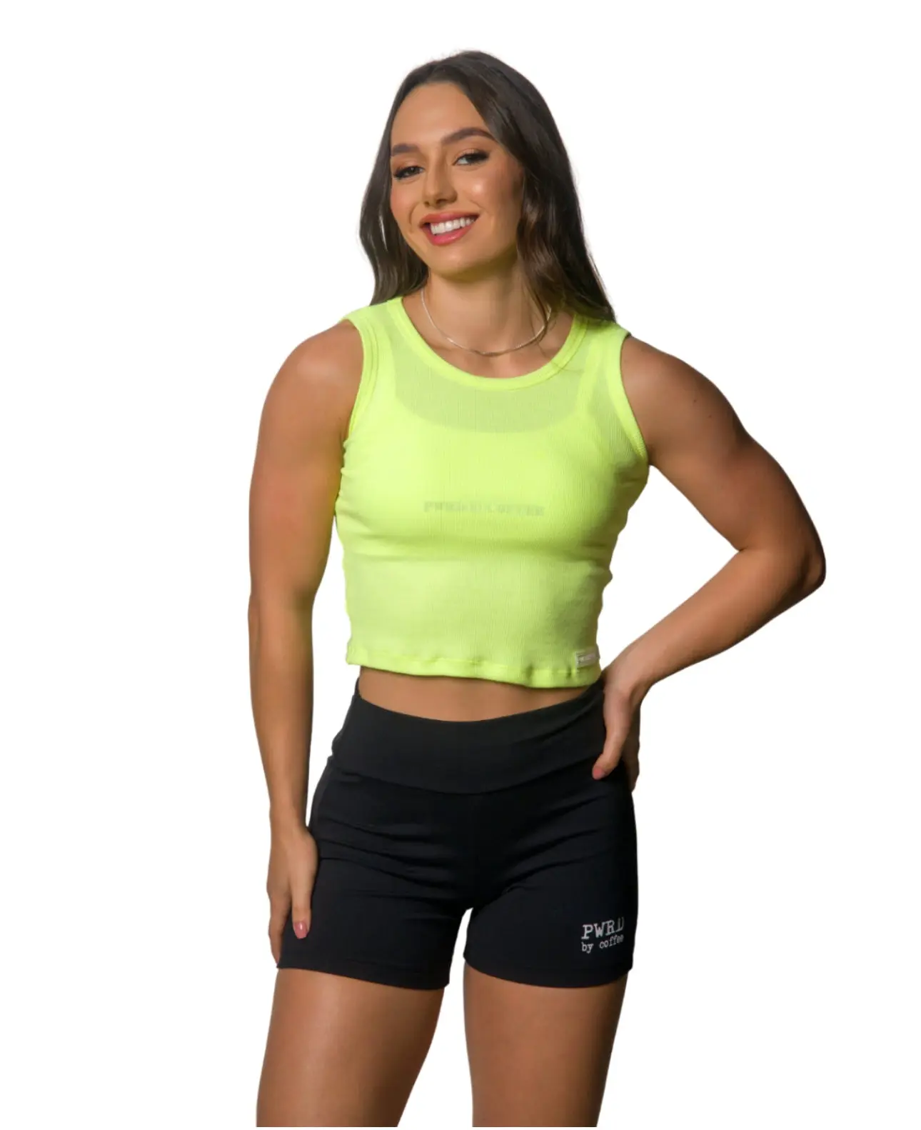 TANK TOP NEON RIBBED