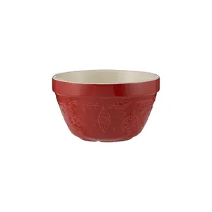Embossed All Purpose Bowl/Pudding Basin| Red