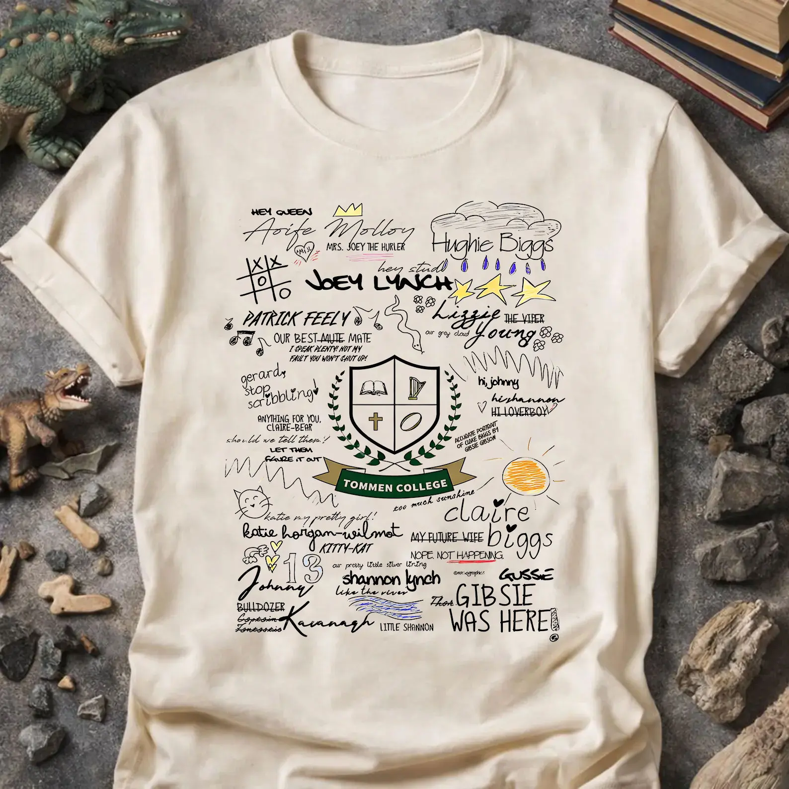 Vintage Boys of Tommen Shirt, Tommen College Shirt, Kavanagh Lynch Gibson Shirt, Bookish Merch Gift