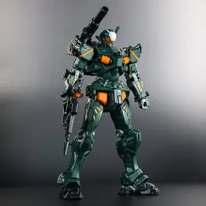 New HG 1/144 GQ Gquuuuuux Light Cannon Green Red KO Assembly Model Kit Mecha Figure Toys Gift Collectible Figurine