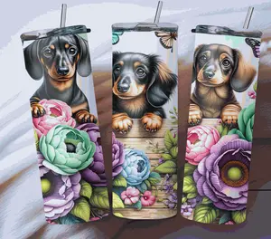 Dachshund Puppies 20oz Tumbler Cup