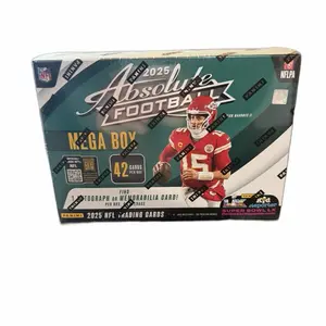 Panini Absolute Football Mega Box 2025 - 42 Card Pack with One Autograph or Memorabilia Card