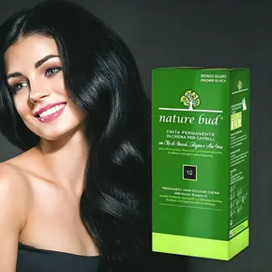 Nature Bud Permanent Black Hair Dye 10.3 hair color - No Harsh Chemical Odor, No Scalp Irritation, Soft Natural Tone, Non-Dry Frizzy Result, Hair Care Tool, Beauty Product,Hair Color,hair products,good Cover gray hair