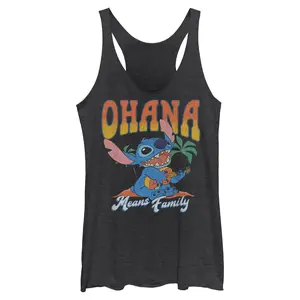 Women's Lilo & Stitch Ohana Guitar Racerback Tank Top