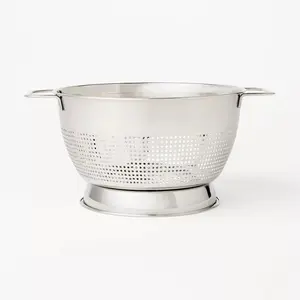 3qt Stainless Steel Colander Silver