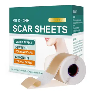 Silicone Scar Sheets,Silicone Scar  for Scar Removal, Scar Tape for Surgical Scars, Medical Grade Reusable Silicone Scar Strips for C-Section, Burn, Acne, Tummy Tuck