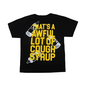 Baby Bottle Tee, That's a Awful Cough Syrup 2sides Tee, Vintage Tee, Streetwear, Top Menswear Womenswear Cotton, Unisex Heavy Cotton Tee, Tee for Her Him Fashion Cotton, Full Colors, Full Sizes, For Men, For Women