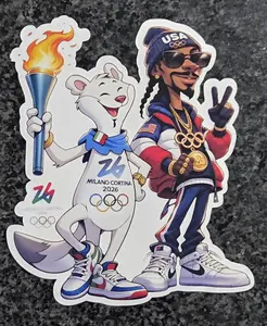 Milano Cortina 2026 Winter Olympic Mascot  Tina Milo Delcal / Sticker