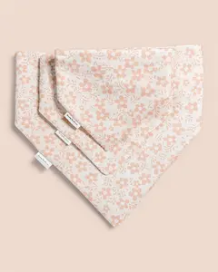 Beige Ditsy Floral Bandana