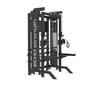 Half Rack Functional Trainer Combo with Weight Storage (94” Height)