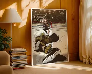 Hajime No Ippo Anime Poster: Minimalist Manga Art Print