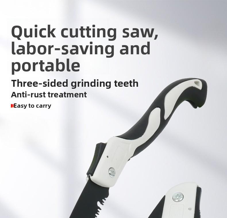 Hand Saw for Tree, 300mm Folding Saw, High-Manganese Steel Teeth for Smooth and Precise Cuts, Portable Camping Saw for Camping, Gardening & Carpentry