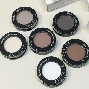 Single-Color Eyeshadow Palette, Eye Makeup Product: Fine Matte, Inner Corner Highlight, Tear Trough Concealer, Face Contouring, Micro-Bead Highlighter, Subtle Shimmer, Low Saturation. Suitable for Women's Daily Commute, Parties & Music Festivals.