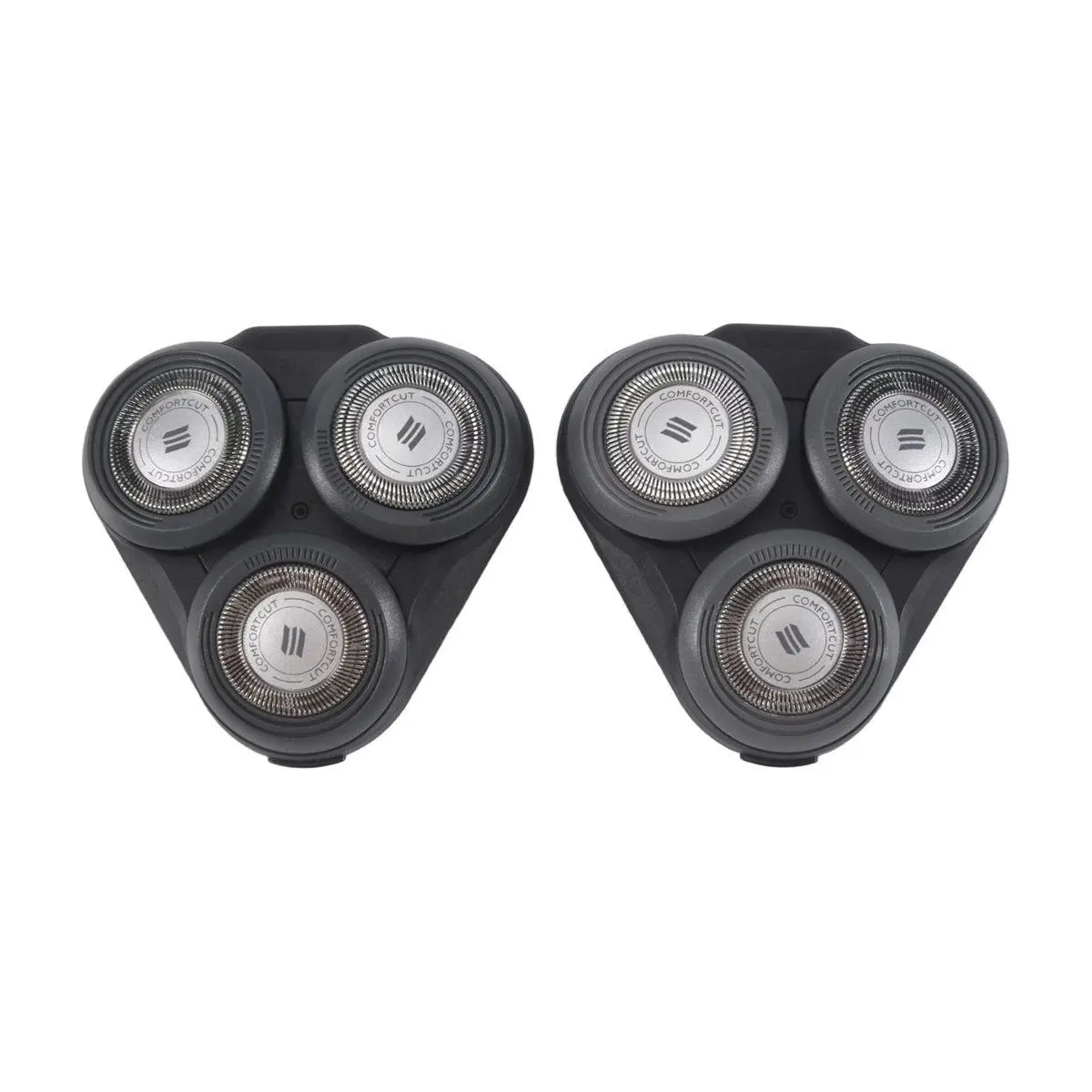 2-Pack SH50 Shaver Replacement Heads for a Smoothing Face Shave, Metal Blades Compatible with Norelco Series 5000 (S5xxx) & PT8xx Razors, Razor, Two Pieces