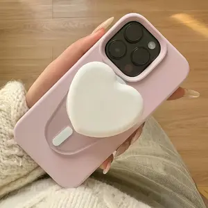 MagSafe CellPhone Grip Tok Pocket Socket Silicone Heart Oval Magnetic Phone Finger Grip Holder Griptok Support Phone Accessories
