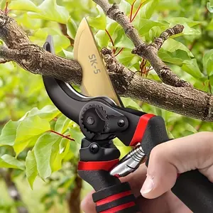 8.5 Inch Professional Titanium Alloy Bypass Pruning Shears T13, Super Sharp High-End Gardening Scissors, Garden Hedge Trimmer Handheld Tool
