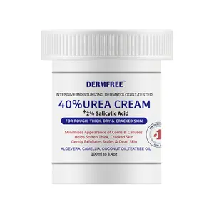 Dermfree 40% Urea Cream for Hands and Feet with 2% Salicylic Acid for Rough Thick Dry & Cracked Skin 100ml Body Care Moisturizers Cosmetic