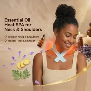 Must-Have for Stiff Neck! Steam Heat Patch for Neck & Shoulders - Herbal Therapy & Muscle Calm