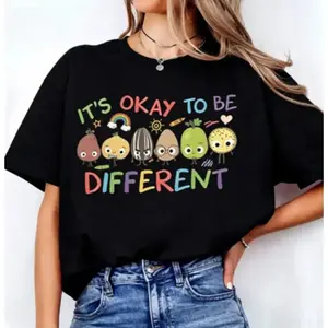 It's Okay To Be Different Shirt, Sped Tee, Neurodiversity Gift, Teacher Shirts, RBT Shirt, School Counselor Top Womenswear graphic tee