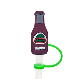 STAW TIP CAPS -Silicone - Straw Tips Cover - Reusable Drinking Straw Tips- Drinkware Indoor