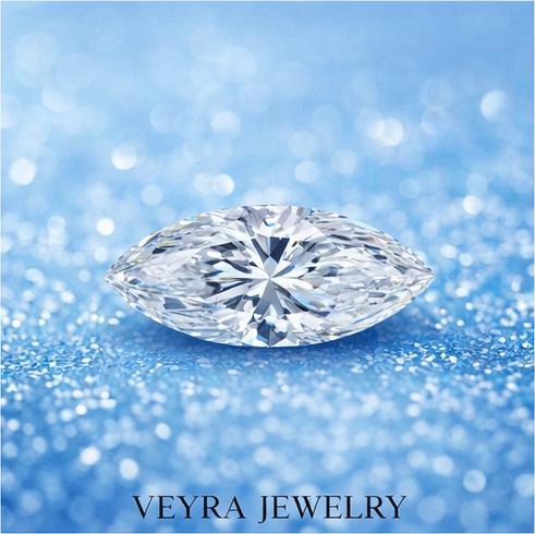 Marine-shaped natural diamond and sapphire gemstone, accompanied by a certificate