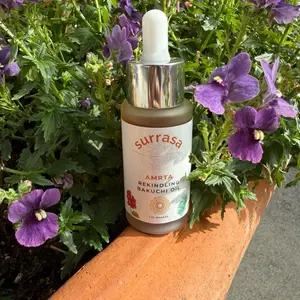 Surrasa Amrta Rekindling Bakuchi Oil - Botanical Retinol Alternative for Radiant Skin, Nourishing with Jojoba & Coconut Oils, Made in USA
