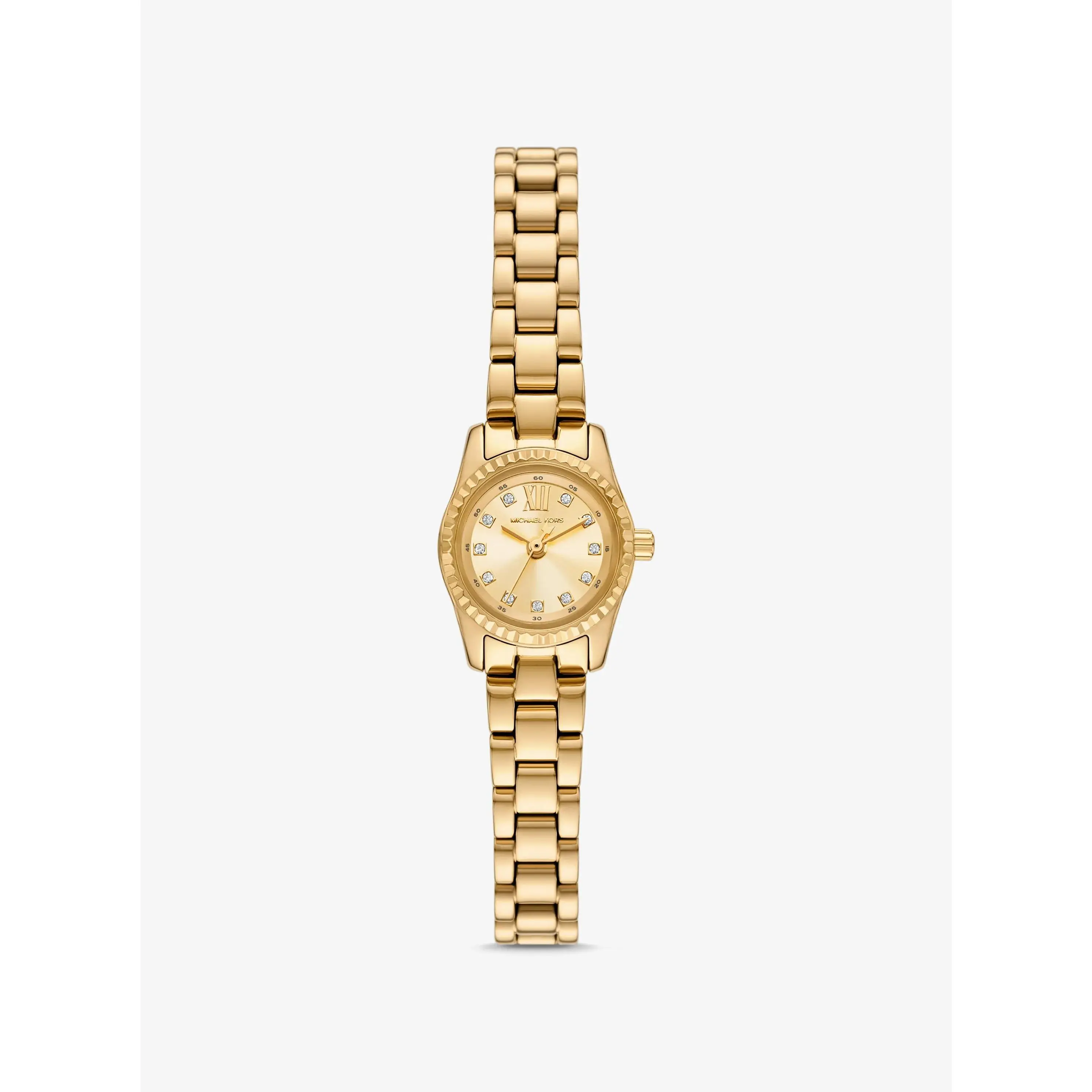 Mini Lexington Pavé Gold-Tone Watch