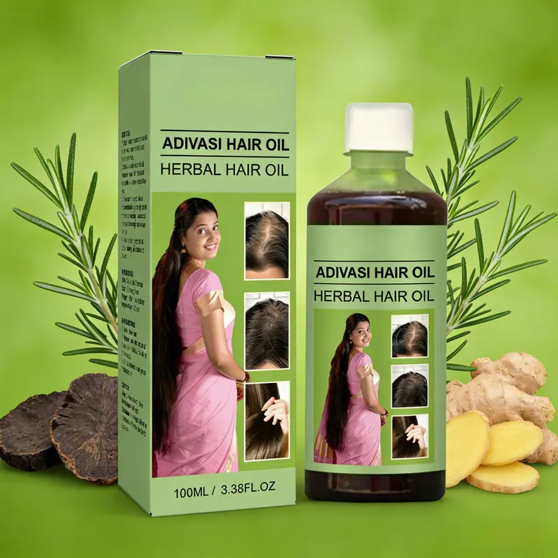 Rosemary Herbal Anti-Hair Loss Nourishing Serum - 100ML Non-Toxic Plant-Based Formula with Essential Oils, Gentle Scalp Nourisher, Strand Strengthener for Adult Females' Textured, Dry & Wet Haircare