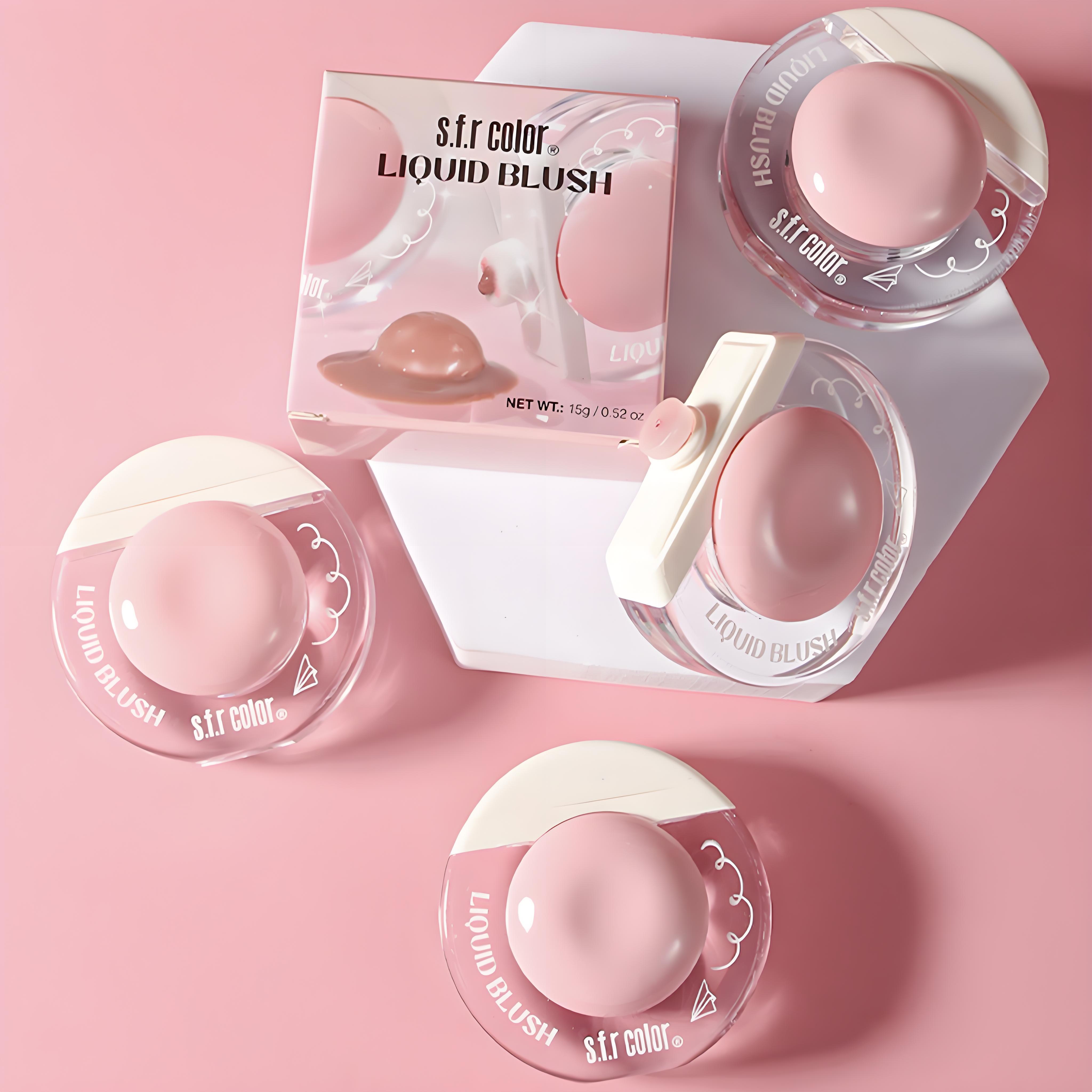 4Pcs Liquid Blush – Dreamy Rare Beauty Face Paint Makeup for Women & Girls, Perfect for Spring & Summer Y2K Trendy Style – Great Gift for Birthday, Mother's Day, Carnival Party Prep