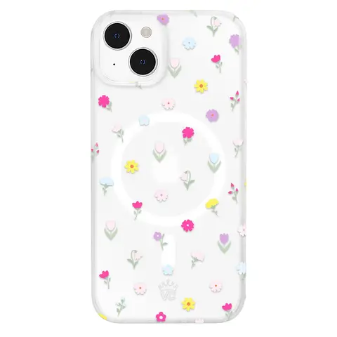 Velvet Caviar Cute Colorful Florals Dreamy Meadow Smartphone Case - Transparent Shockproof Protection Cover, Smartphone Gear for iPhone Users