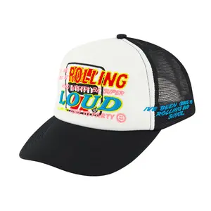 RL Racing Disco White/Black Trucker Hat