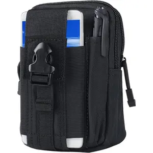 Tactical Waist Belt Bag |   Universal Outdoor EDC Military Holster Wallet Pouch Phone Case Gadget Pocket  iPhone X 8 7 6 6s Plus Samsung Galaxy S8 S7 S6 S5 S4 S3 Note 8 5 4 3 2 LG HTC