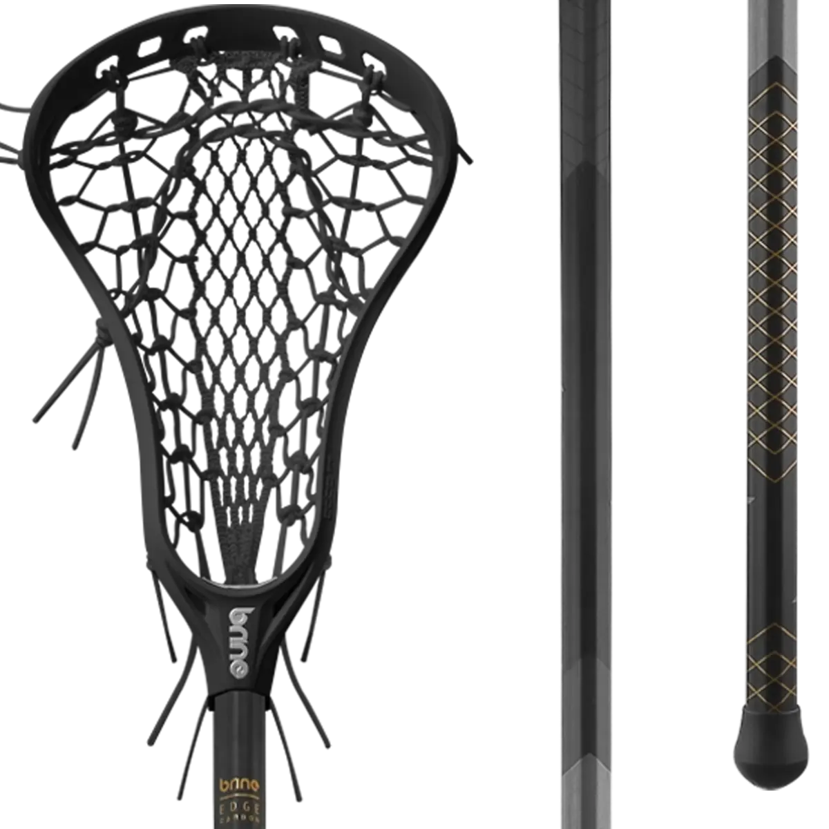 Brine Edge Pro Carbon Mesh Women's Complete Lacrosse Stick