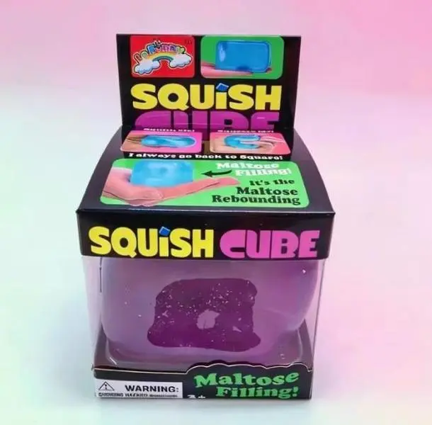 ice cube squishy purple