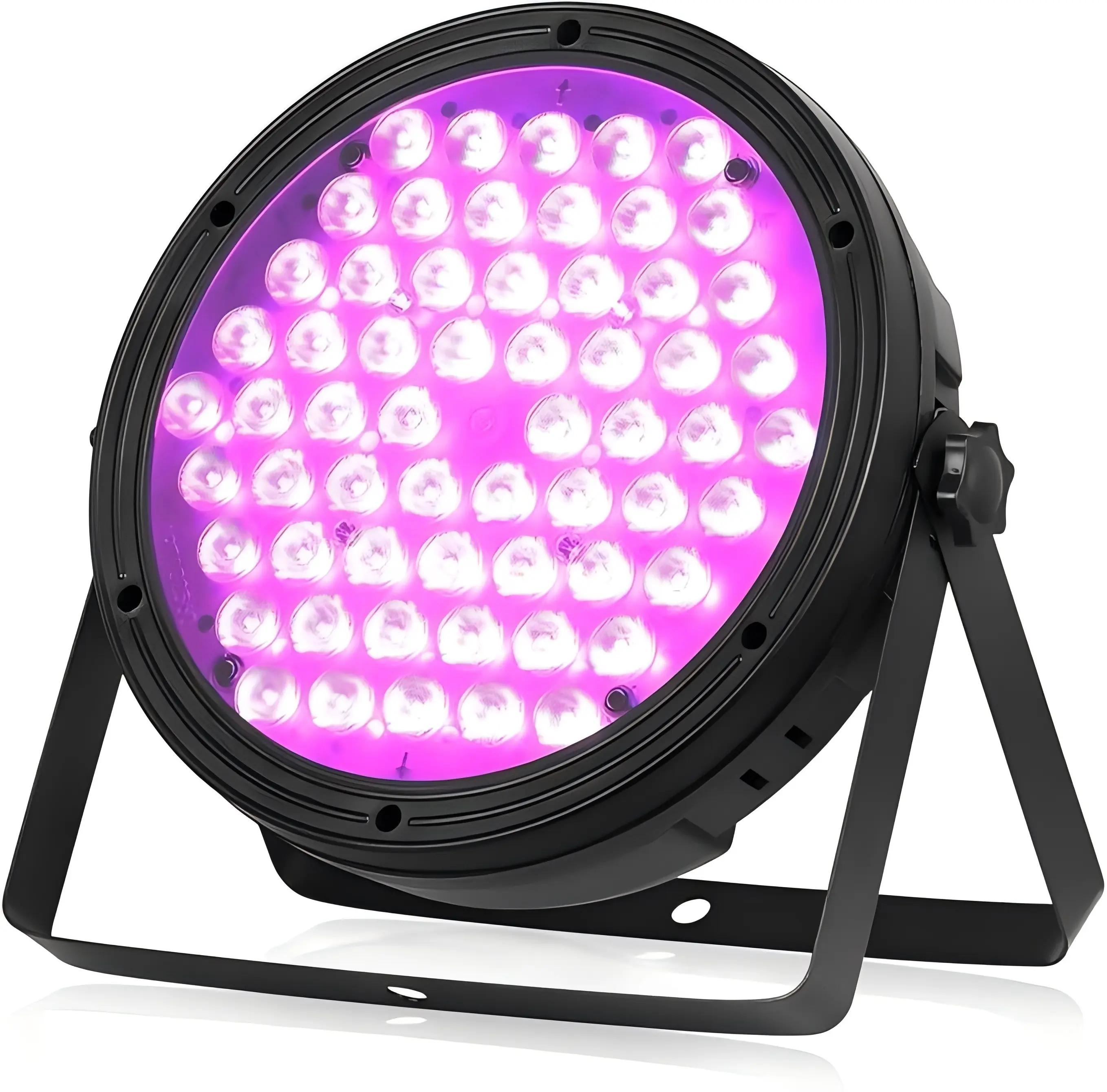 60 LED RGB DJ Par Lights, DMX512 & Remote Control, Sound Activated Stage Lights for Party, Wedding, Bar, Club, Church, DJ & Stage Lighting