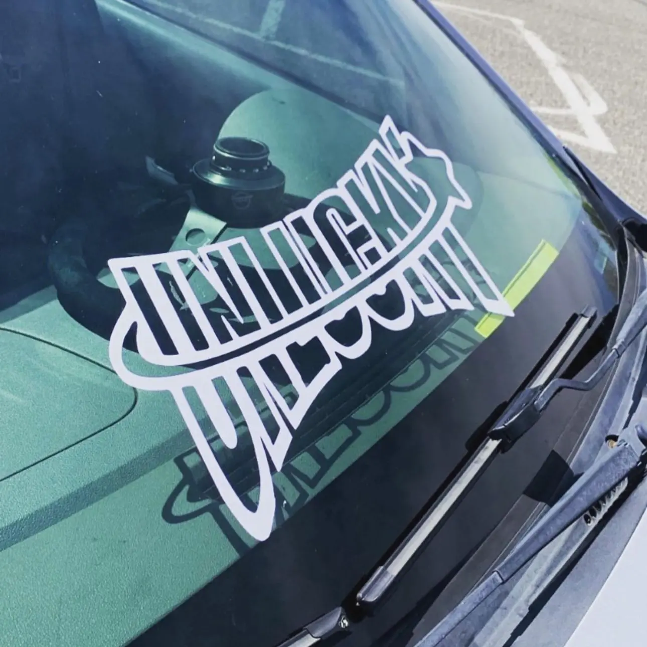 Custom car banners
