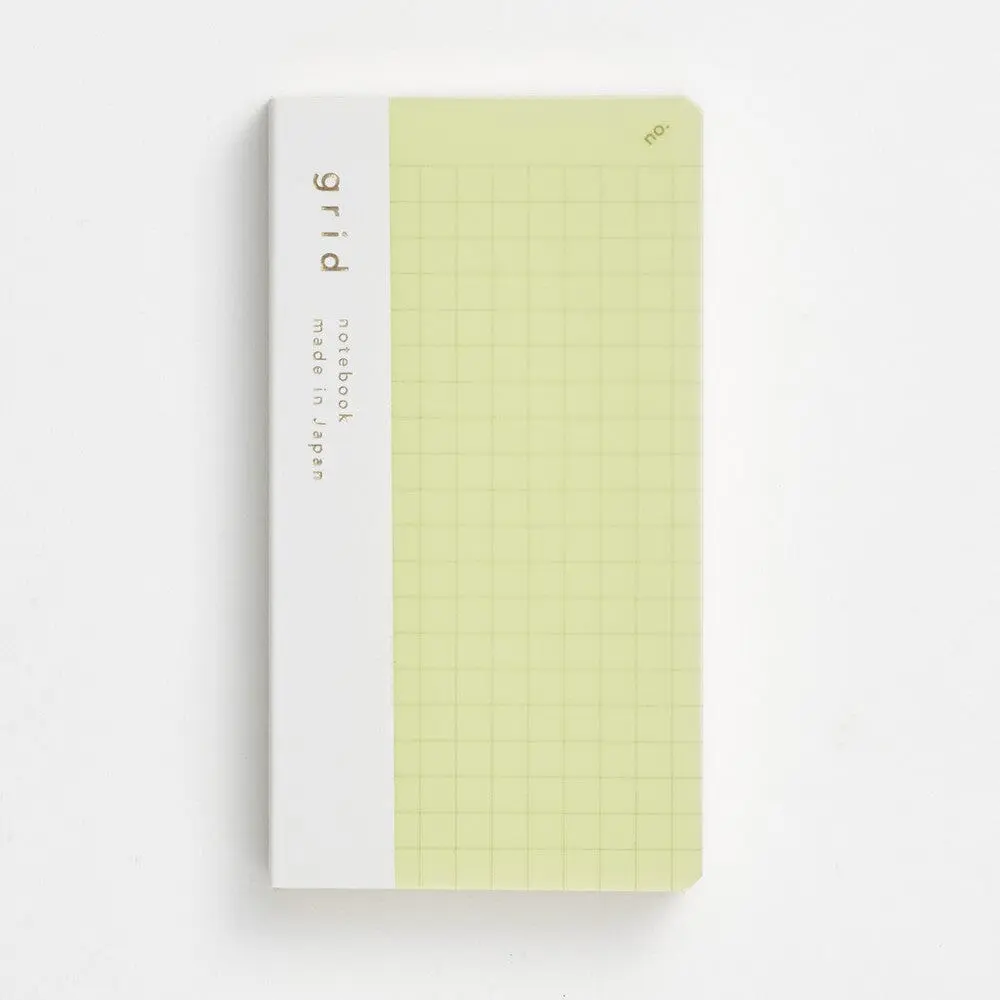 Daigo Isshoni Mini Grid Notebook - Green Daigo Isshoni Mini Grid Notebook - Green