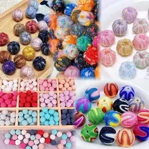 Moya--A20--Mix Handmade Knitted Beads for DIY Pen and Phone Chain