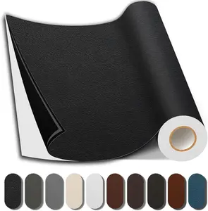 SML 20x54 Inch Self-Adhesive Leather Repair Patch - Waterproof Cuttable Leather Sticker for Sofa Car Seat Couch and Furniture Upholstery