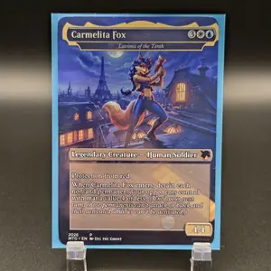 Carmelita Fox - Lavinia of the Tenth Custom Proxy MTG Card Fan-Made for Commander Cube & Casual Play Standard MTG Size