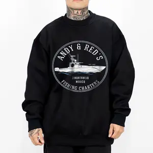 Andy & Red's Fishing Chicano Clothing, Mexican Clothes, Lowrider Clothes, Oversized Graphic Tee Medium Heavy Sweatshirt Hoodie for Men & Women