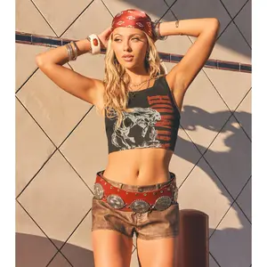 Howdy Cowboy Graphic Tank Top