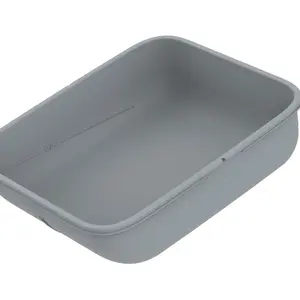 Cat Litter Box CB01 Accessories: Soft Rubber Pad (TPE Material), Gray