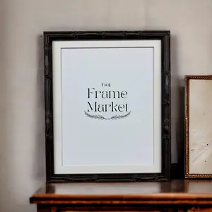 Antique Walnut Bamboo Picture Frame