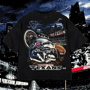 Football Symbol Cool Texas Washed T-Shirt For Men, Graphic Vintage Acid Wash Heavy Cotton Tee, Streetwear Football Oversized Cowboys Texas Mexican Fans, Made In US