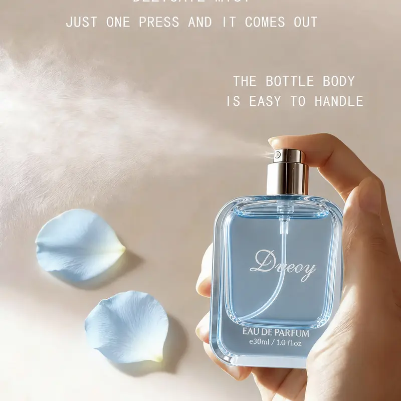 DVEOY 30ml Unisex Aromatic Eau de Parfum (Edp) - Aqua Fresh Clean Aquatic Fragrance, Captivating Scents, Light Long Lasting Perfume, Youth-Focused Daily Wear, No Harmful Additives, Versatile Aroma Eau de Parfum Unisex Fragrance