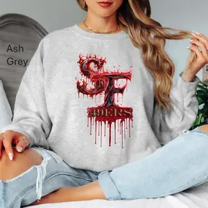 [Sale off up to 50%] San Francisco Sweatshirt, 90s Vintage, Vintage Football Sweatshirt, Gameday Sweatshirt, streetwear graphic tee